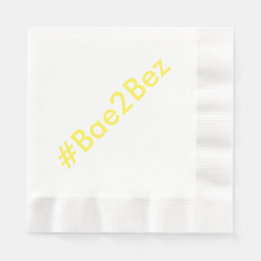 Hashtag Wedding Engagement Party Dinner Napkins