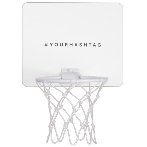 Hashtag  Your Modern Trending Social Media  Mini Basketball Hoop