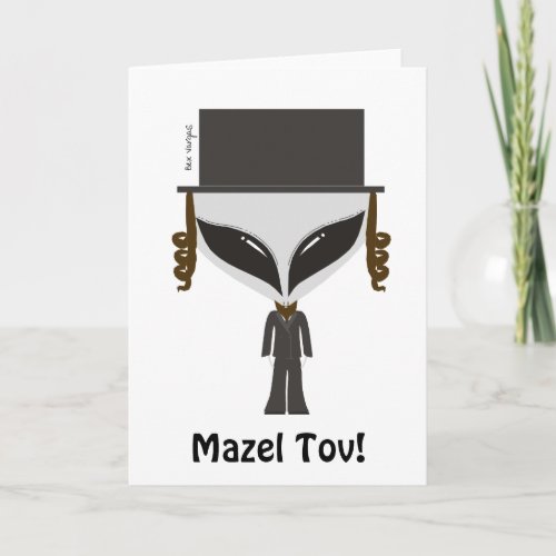Hasidic Jew Greeting Card