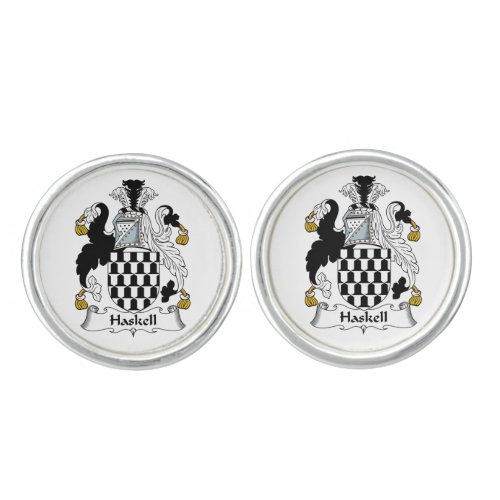 Haskell Family Crest Cufflinks