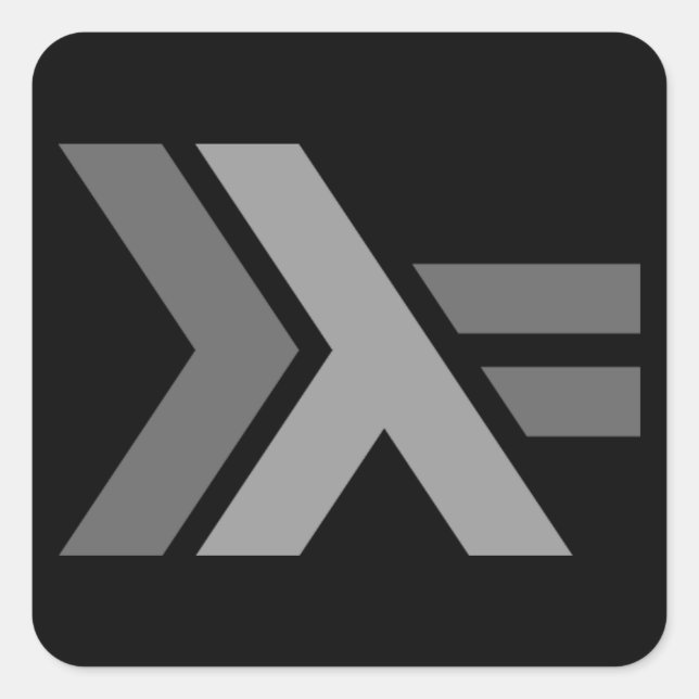 Haskell Thompson-Wheeler logo Square Sticker (Front)