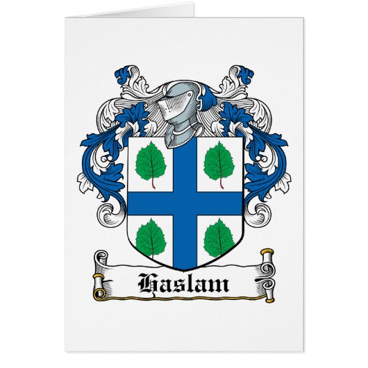 Haslam Family Crest Cards (Front)