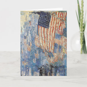 Hassam’s Avenue in the Rain Card