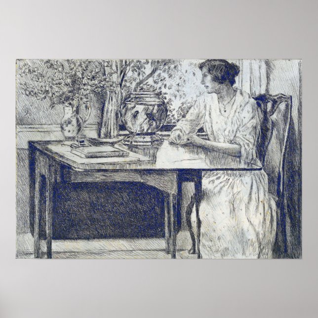 Hassam - The Colonial Table Poster (Front)