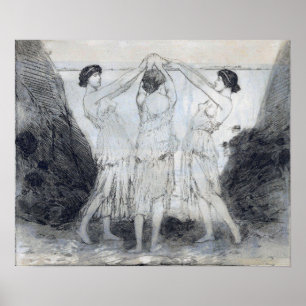 Hassam - The Greek Dance Poster