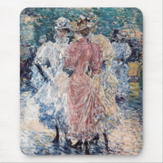 Hassam's "Conversation on the Avenue" - Mousepad