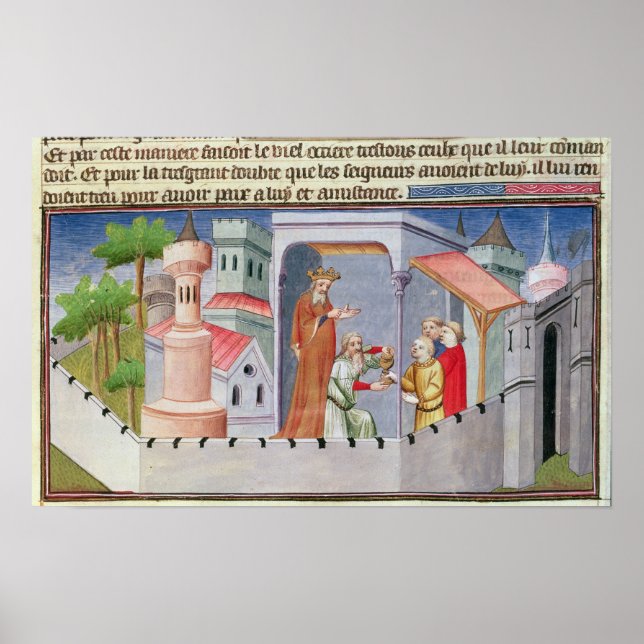 Hassan i Sabbah leading the initiations Poster (Front)