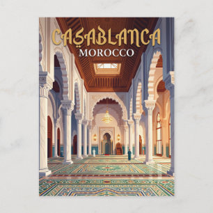 Hassan II Mosque Morocco Postcard