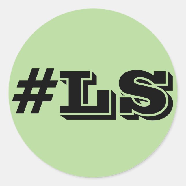 Hastag LS Sticker (Front)