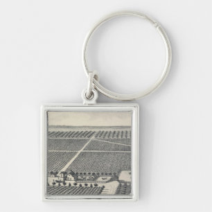 Hastie Vineyard, California Keychain