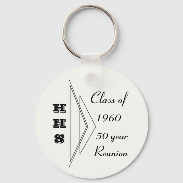 Hastings class of 1960 50 year reunion keychain (Front)