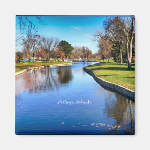 Hastings, Nebraska landscape photograph Magnet