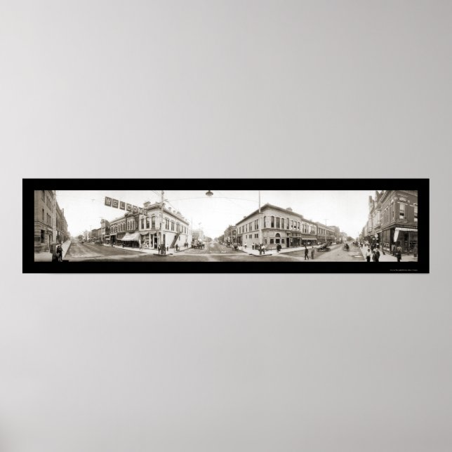 Hastings Nebraska Photo 1909 Poster (Front)