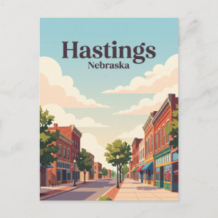 Hastings, Nebraska Postcard