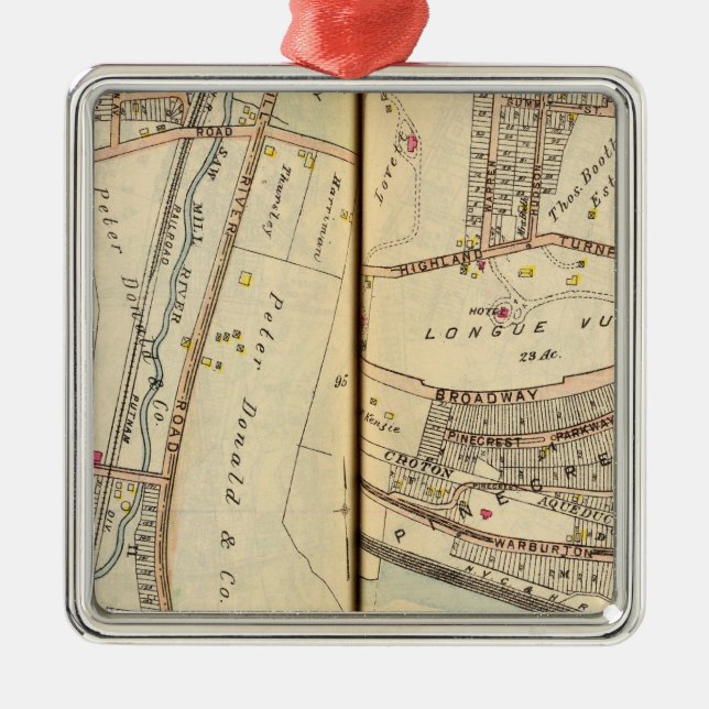 Hastings, New  York Metal Ornament (Front)