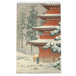 Hasui Kawase - Winter Scenery Calendar