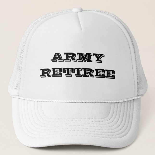 Hat Army Retiree (Front)
