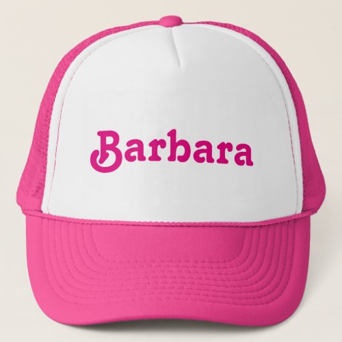 Hat Barbara