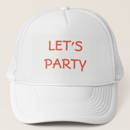 Hat    Baseball  Customize  W/name     Let's Party