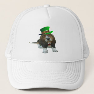 Hat Basset Hound Happy St Patrick's Day