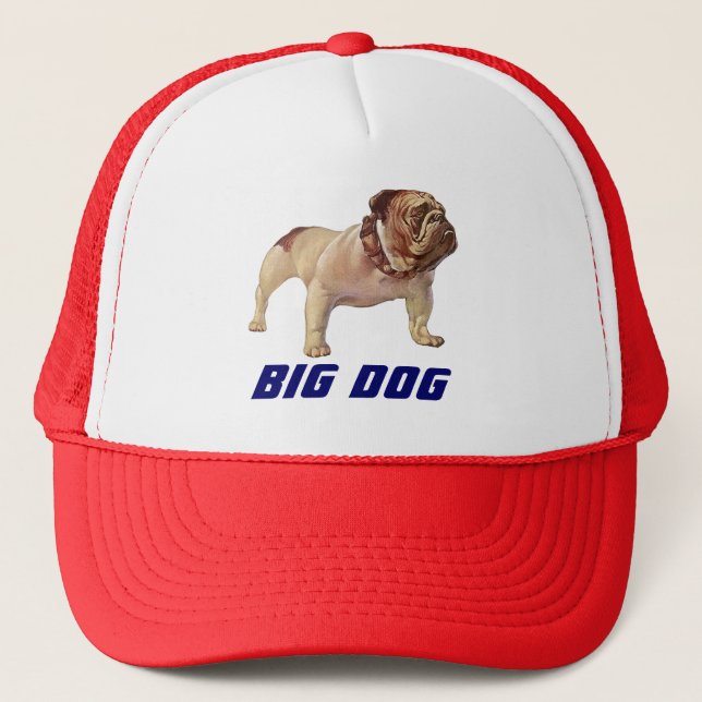 HAT BIG DOG Bulldog OTR Trucking Trucker's Mover's (Front)