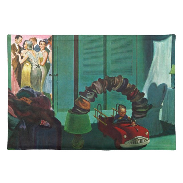 Hat Bridge Cloth Placemat (Front)