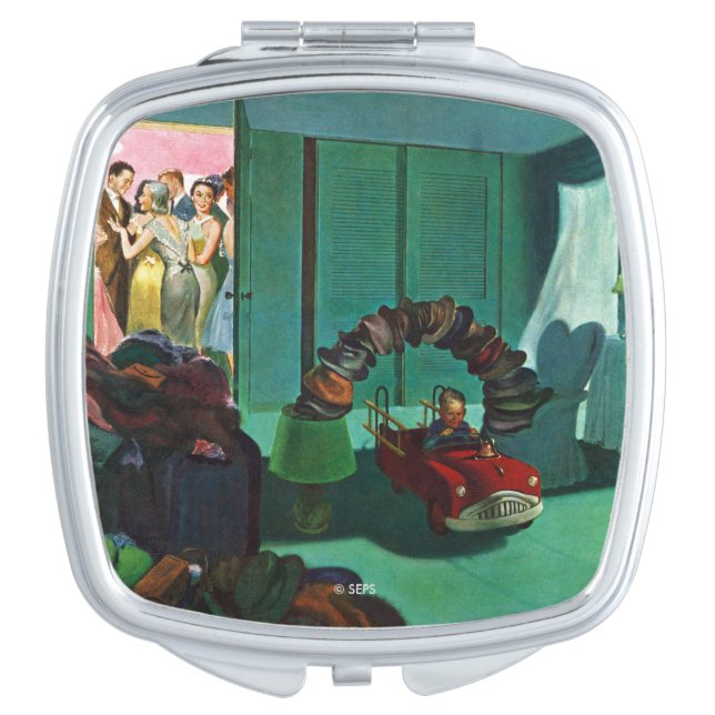 Hat Bridge Compact Mirror (Front)