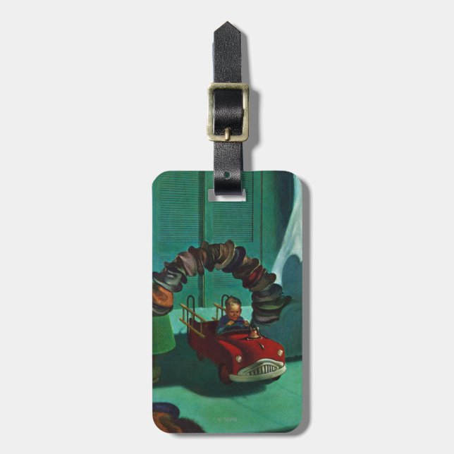 Hat Bridge Luggage Tag (Front Vertical)