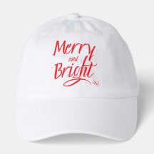 Hat (Cap) : Merry and Bright (white)
