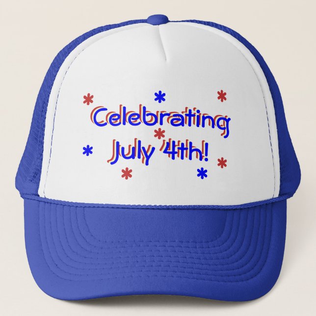 Hat - Celebrating July 4th (Front)