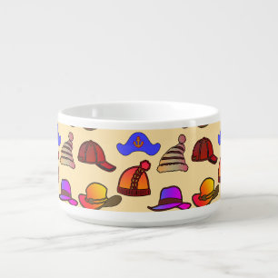 Hat Collection Kids Cereal Bowl
