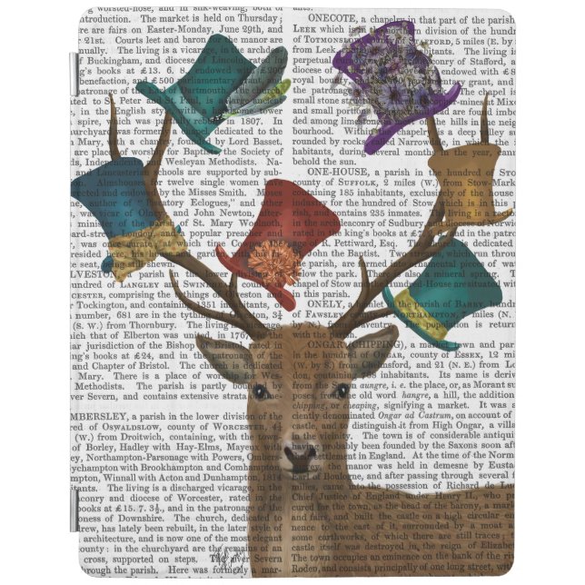 Hat Collector Deer iPad Air Cover (Front)
