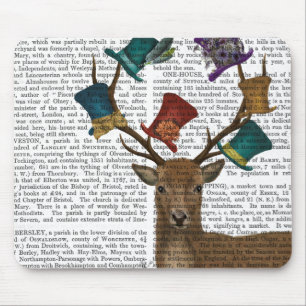 Hat Collector Deer Mouse Pad