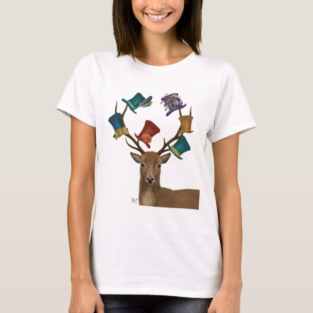 Hat Collector Deer T-Shirt (Front)