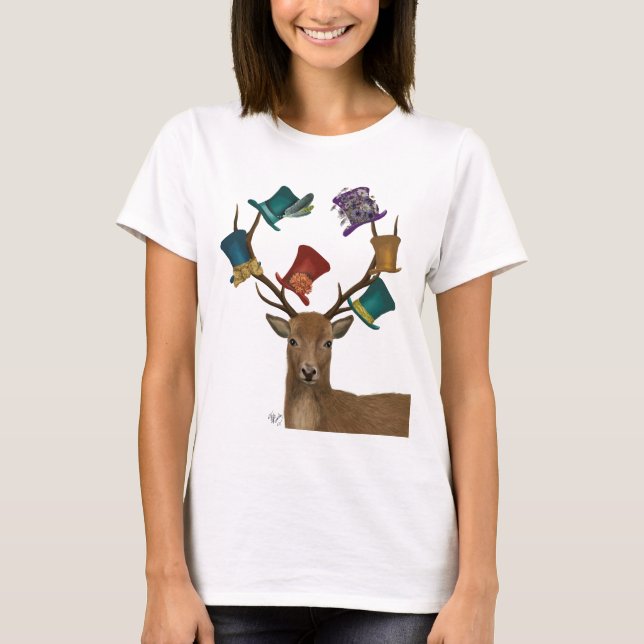 Hat Collector Deer T-Shirt (Front)