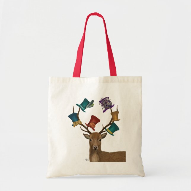 Hat Collector Deer Tote Bag (Front)