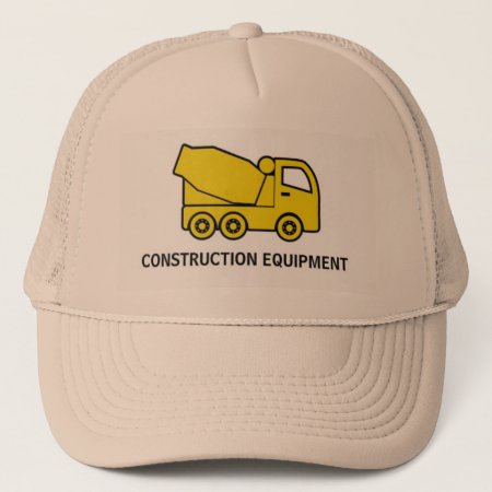 Hat Construction Hat Beige Customize