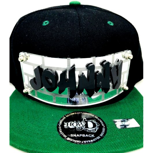 Hat Custom Personalized Snapback Hat W/ Graffiti (Front)