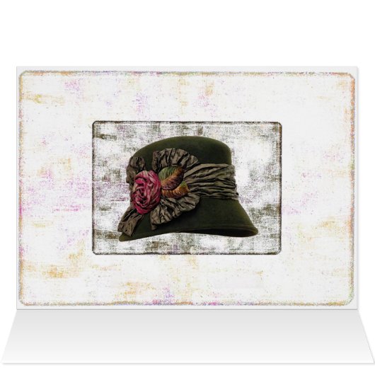 Hat Elegance ~ Card (Inside Horizontal (Top))