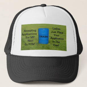 Hat/ Ex-wife humor Trucker Hat