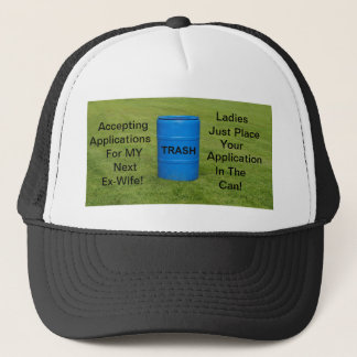 Hat/ Ex-wife humor Trucker Hat
