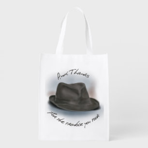 Hat for Leonard 1 Grocery Bag