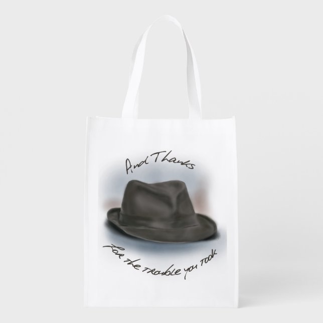 Hat for Leonard 1 Grocery Bag (Back)