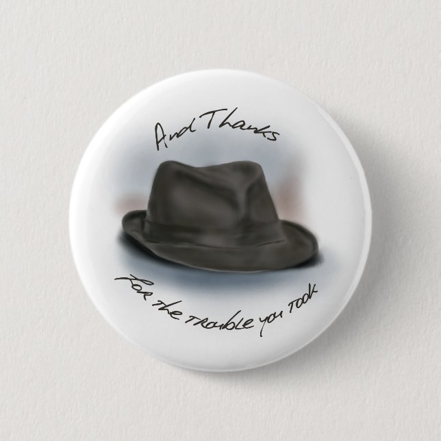 Hat for Leonard 1 Pinback Button (Front)