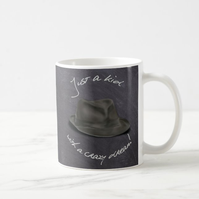 Hat For Leonard. Crazy Dream Kid! Coffee Mug (Right)