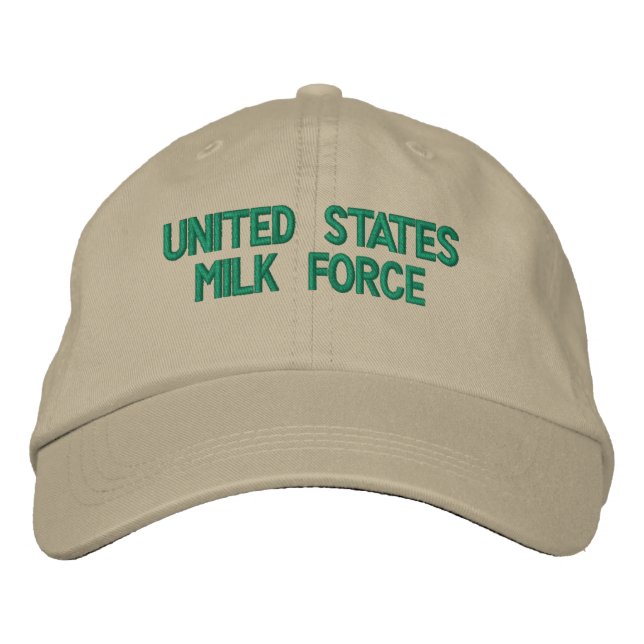 hat for past and current Milk Force members (Front)