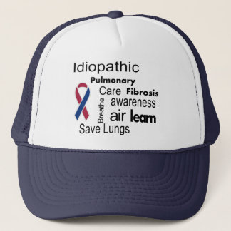 Hat for Pulmonary Fibrosis Disease Awareness