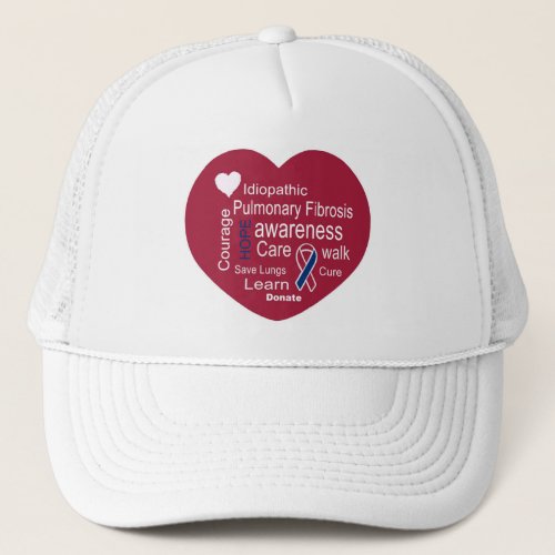 Hat for Pulmonary Fibrosis Disease Awareness