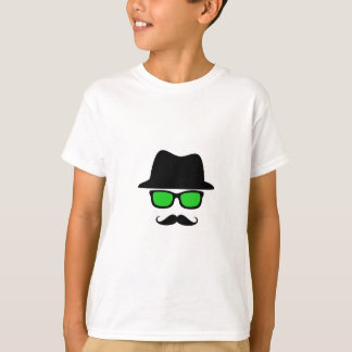 Hat Glasses Mustache T-Shirt