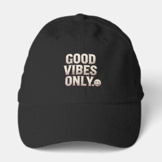 Hat Good Vibes Only Trendy Dad Hat - Positive Quot